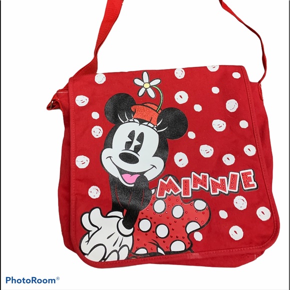 minnie mouse messenger bolsa